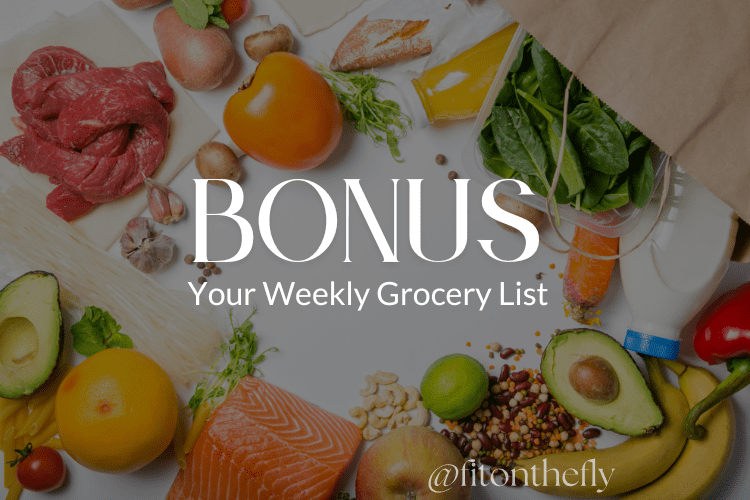 Bonus Your Weekly Grocery List