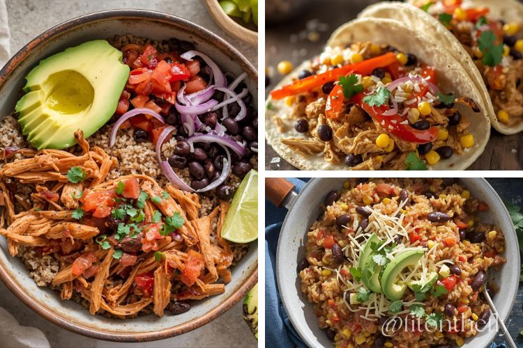 Three easy weight loss meal prep ideas with balanced macros for healthy eating.