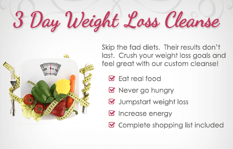 A weight loss plan with many different foods